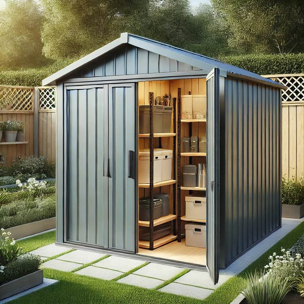 Geräteschuppen-Aufbewahrung