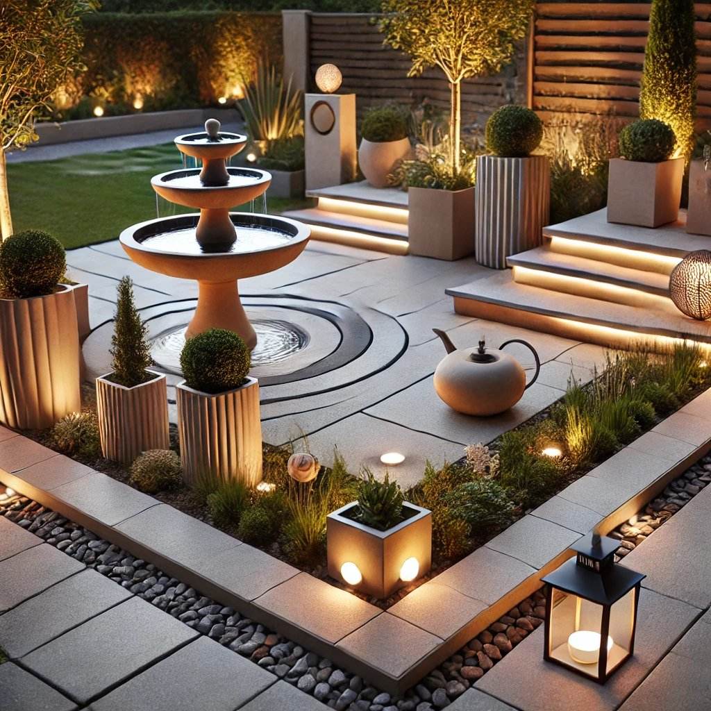 Garten-Dekoration-Bauen