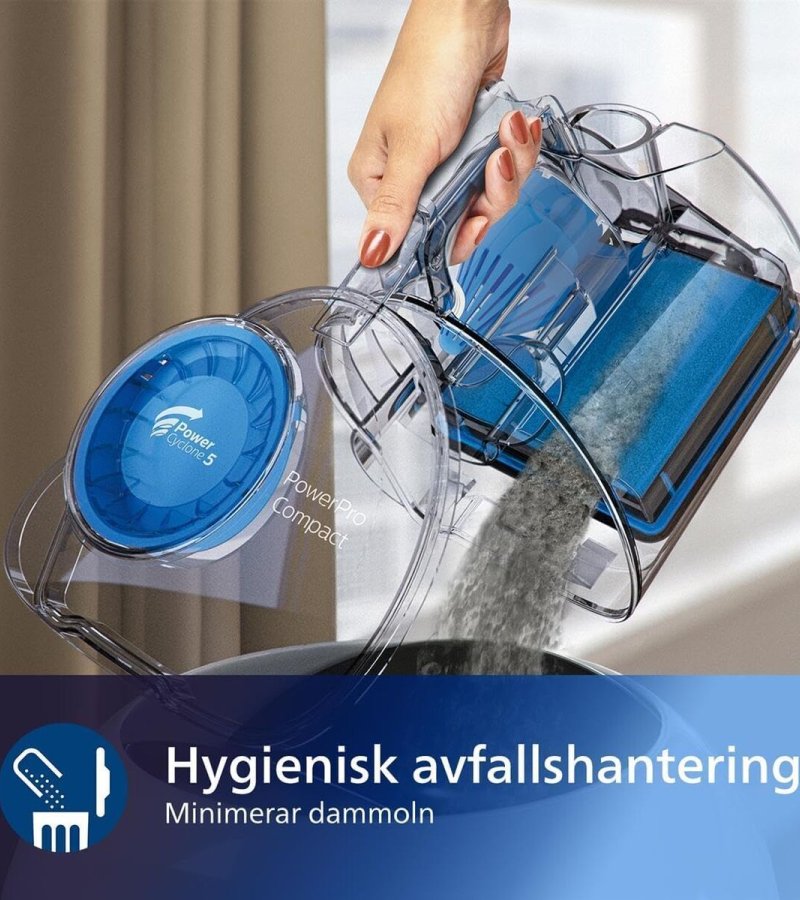 Aspirateur Philips PowerPro Compact 900W (14)