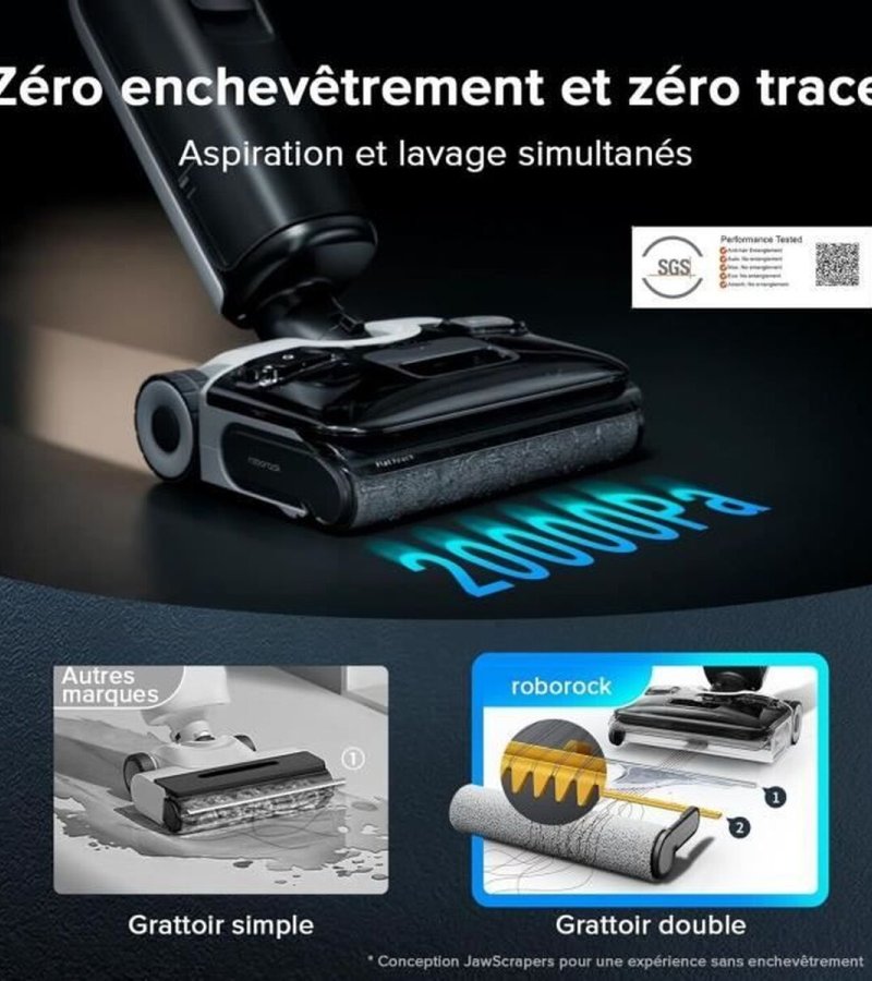 Aspirateur Roborock F25 Ace Combo (3)