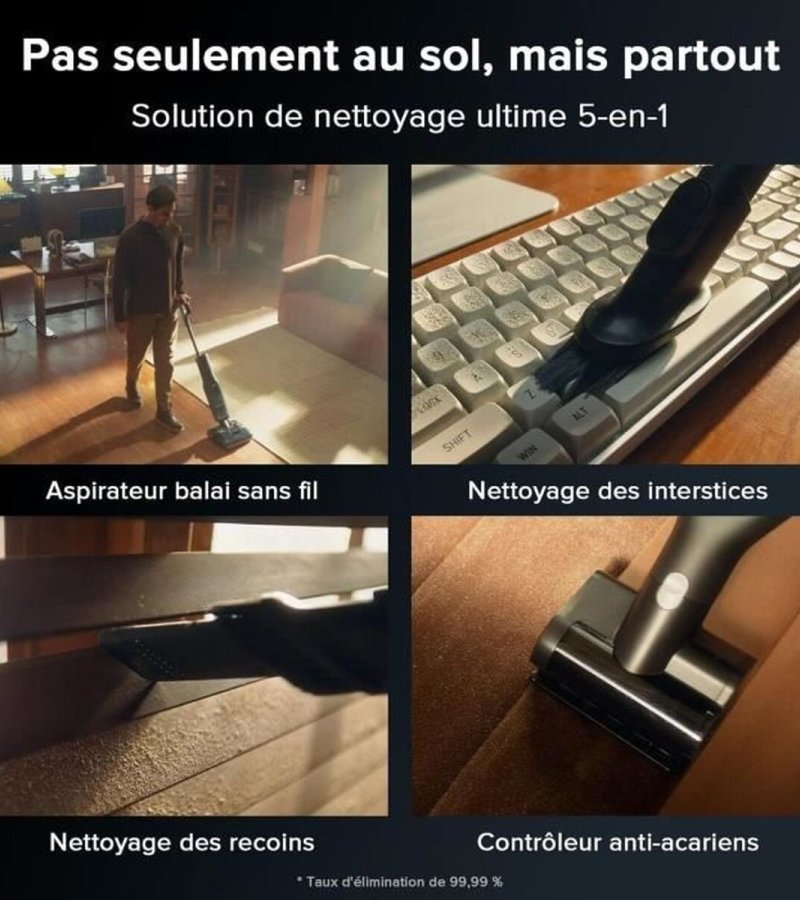 Aspirateur Roborock F25 Ace Combo (5)