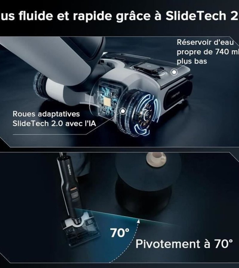 Aspirateur Roborock F25 Ace Combo (4)