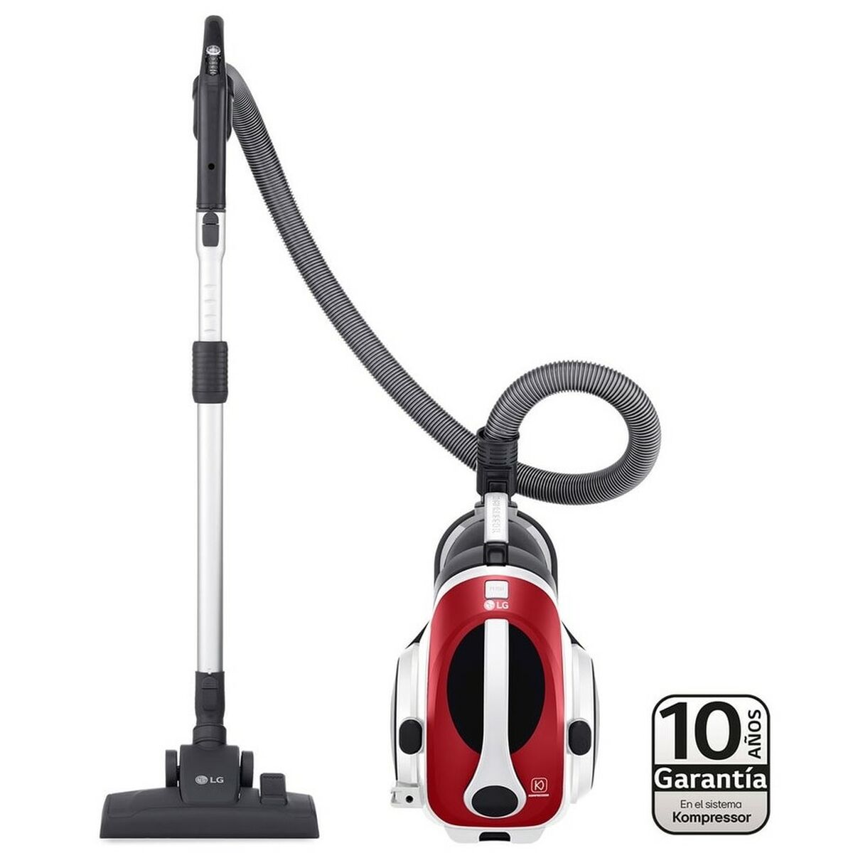 Aspirateur LG Kompressor Rouge
